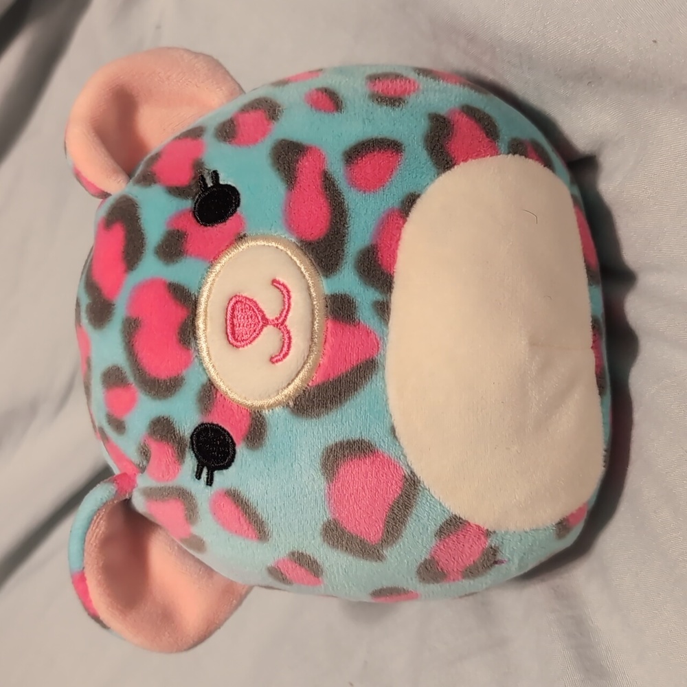 Squishmallow “Chill Chelsea” 6” Pink & Blue Cheetah Plush Stuffed Animal